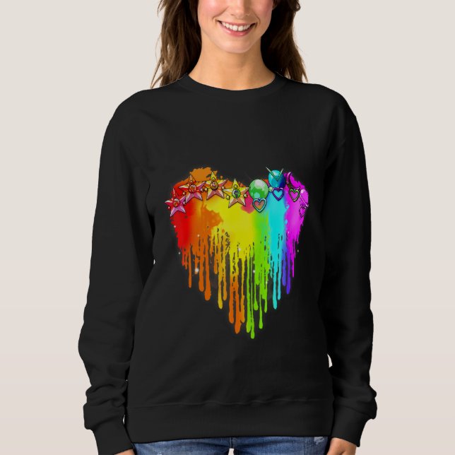 Sudadera Lgbt Planet Star Lgbt Orgullo Gay Les Bisexual (Anverso)
