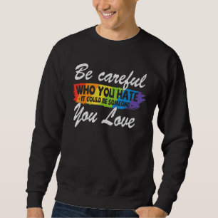 Sudadera Lgbt Pride Dice Citas En Su Gráfico De Colores P