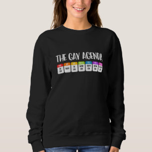 Sudadera LGBT Programa gay Lesbianas Transgénero Bisexual