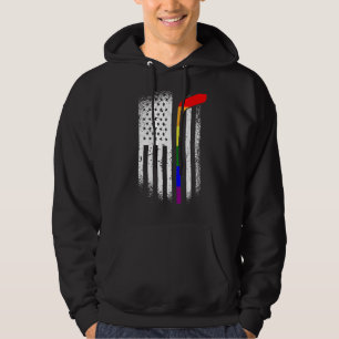 Sudadera Lgbt Q aliado del orgullo gay arcoiris con bandera