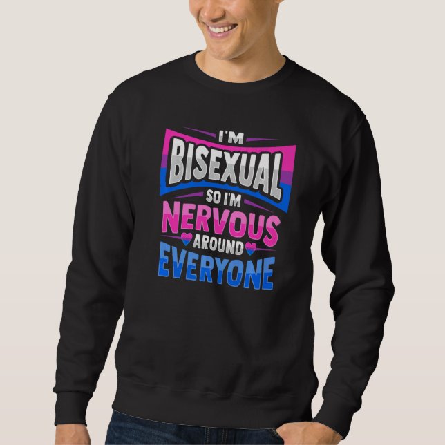 Sudadera Lgbt Queer Para Un Bisexual (Anverso)