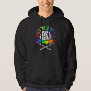 Sudadera Lgbt Roll Con Orgullo D20 Rpg Tabletop Gay Y Lesb