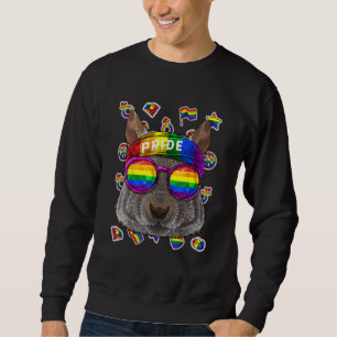 Sudadera Lgbt Squirrel Gay Pride Mes Animal Rainbow Lesbi