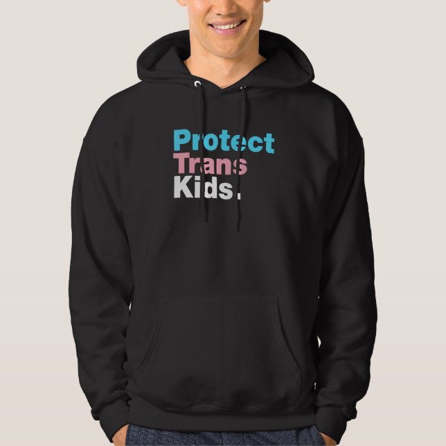 Sudadera Lgbt Support Protect Trans Kid Lgbt Pride (Anverso)