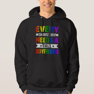 Sudadera Lgbt Todo Niño Corto Necesita Tall Boyfriend Lgbt 