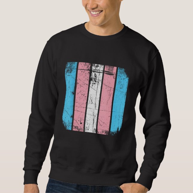 Sudadera LGBT Transgender Flag Rainbow American Flag LGBTQ (Anverso)