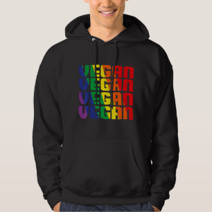 Sudadera Lgbt Vegan Rainbow Orgullo Gay Vegetariano Queer