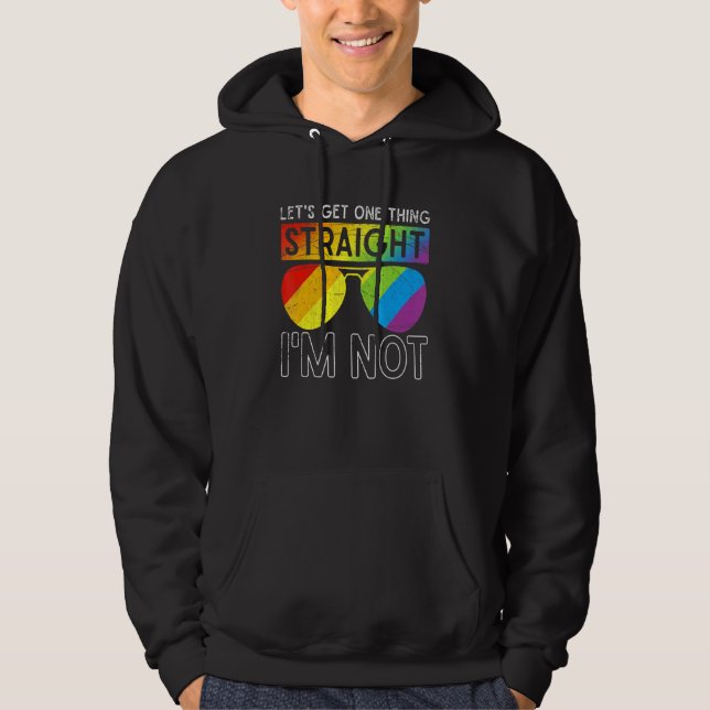 Sudadera Lgbtq Gafas de Sol Orgullo Gay Bandera Arcoiris Ig (Anverso)
