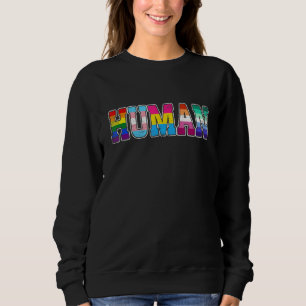 Sudadera Lgbtq Orgullo Gay Aliado Humano Bi Bisexual Transe