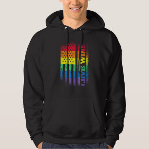 Sudadera Lgbtq Orgullo Igualdad Gay Arcoiris Bandera Estado