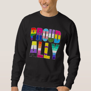 Sudadera Lgbtq Orgullo Negro Orgullo Aliado Lesbiana Gay Bi