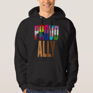 Sudadera Lgbtq Orgullo Negro Orgullo Aliado Lesbiana Gay Bi