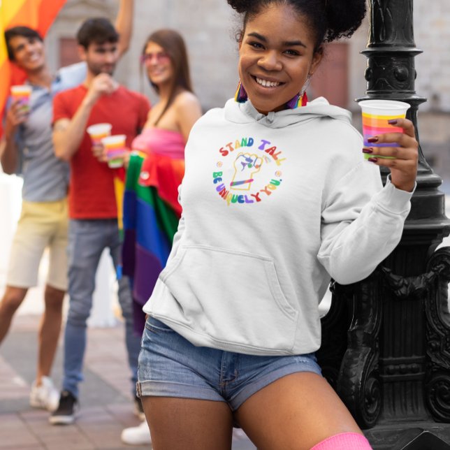 Sudadera LGBTQ | Stand Tall | Pride Hoodie (Subido por el creador)