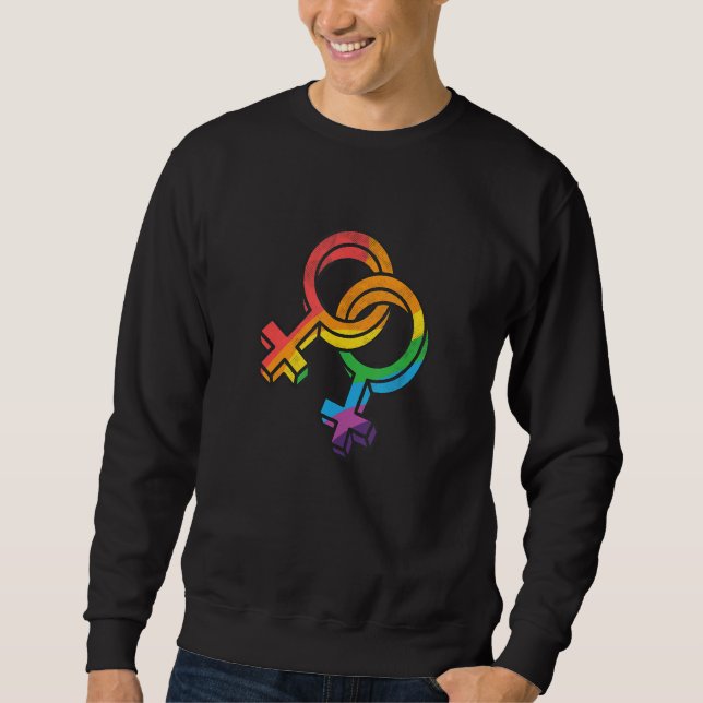 Sudadera LGBTQ Symbol Equality Rights Awareness Month LGBT  (Anverso)