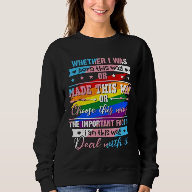 Sudadera LGBTQ Transgender Transsexual  LGBT Pride Month Tr (Anverso)