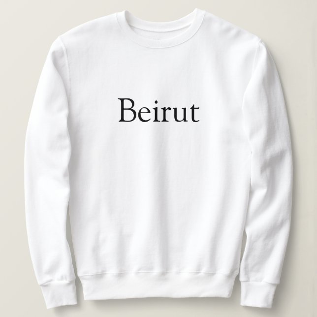 Sudadera Líbano en Beirut (Anverso del diseño)