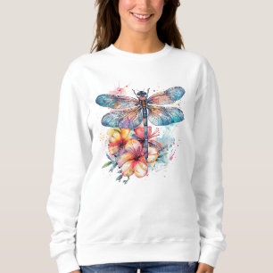 Sudadera Libélula acuarela 