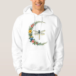Sudadera Libélula Boho Luna Creciente Signo de Paz Hippie D