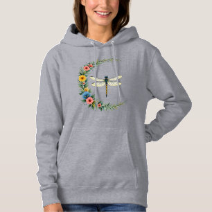 Sudadera Libélula Boho Luna Creciente Signo de Paz Hippie D