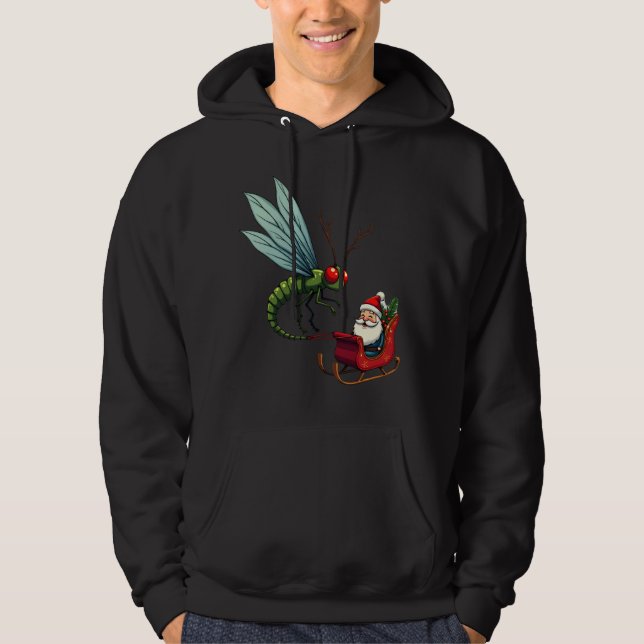 Sudadera Libélula de paseo en trineo (Anverso)