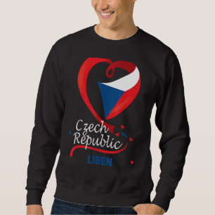 Sudadera Liben Bandera Del Corazón De La República Checa Es