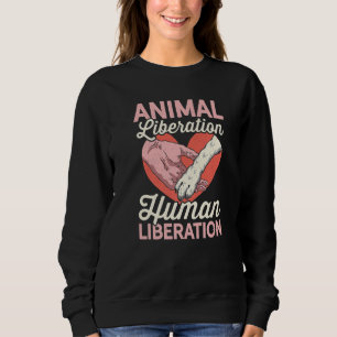 Sudadera Liberación animal Liberación humana Zoológico anim