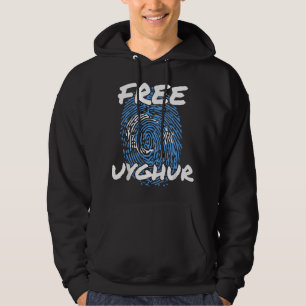Sudadera Liberar a los uigures Liberar uigur Bandera uigur