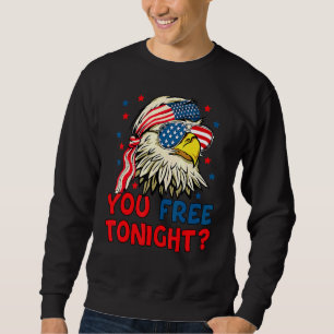 Sudadera Liberar esta noche Bandera Americana de Águila Cal