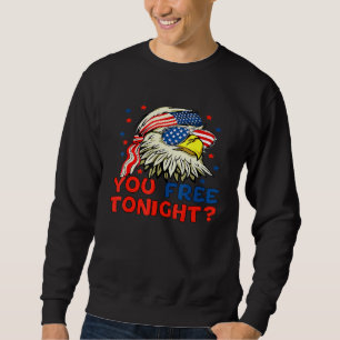 Sudadera Liberar esta noche Bandera Americana de Águila Cal