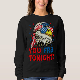Sudadera Liberar esta noche Bandera Americana de Águila Cal