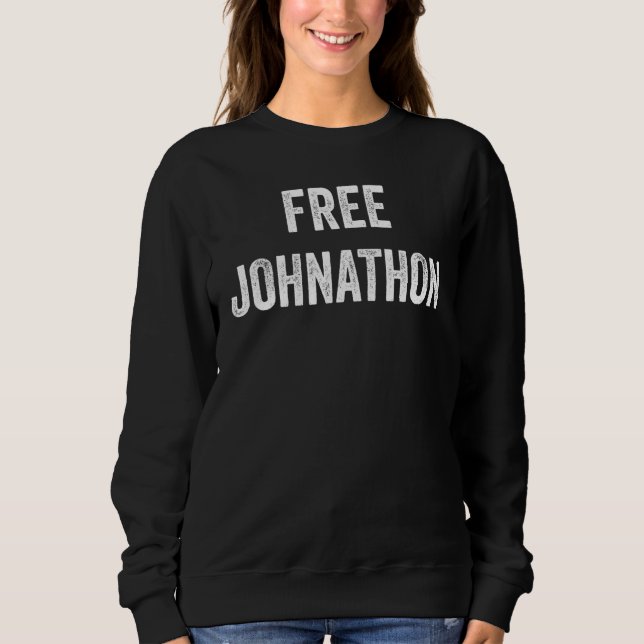Sudadera Liberar Johnathon  Apoyar la liberación de Johnath (Anverso)