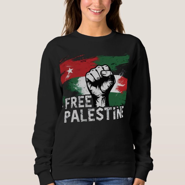 Sudadera Liberen a Palestina (Anverso)