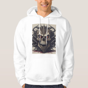 Sudadera Liberen la furia: Muerte, Metalizado tee de cráneo