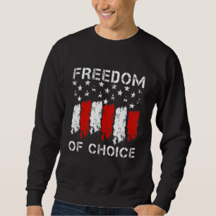 Sudadera Libertad de elección Libertad Médica Sin Mandatos