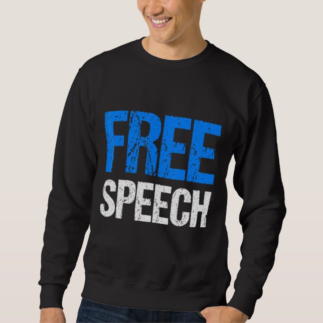 Sudadera Libertad de expresión (Anverso)