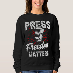 Sudadera Libertad de prensa importa periodismo de derechos