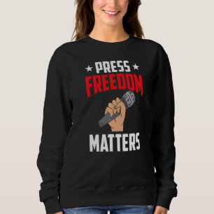 Sudadera Libertad de prensa importa periodismo de derechos