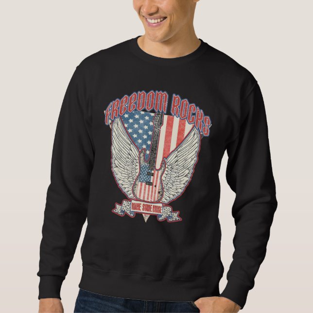 Sudadera Libertad Haz ruido fiesta (Anverso)