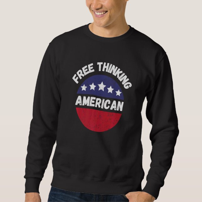 Sudadera Libertad liberal patriótica América Libertad Capi (Anverso)