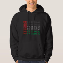 libertad libre palestina Hooded