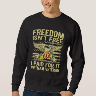 Sudadera Libertad no es libre, pagué por eso Orgulloso vete