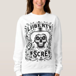 Sudadera Libertad o miedo: Tinta clásica se encuentra con H