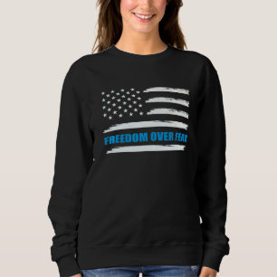Sudadera Libertad Por Miedo Veterano Soldado De Bandera Est