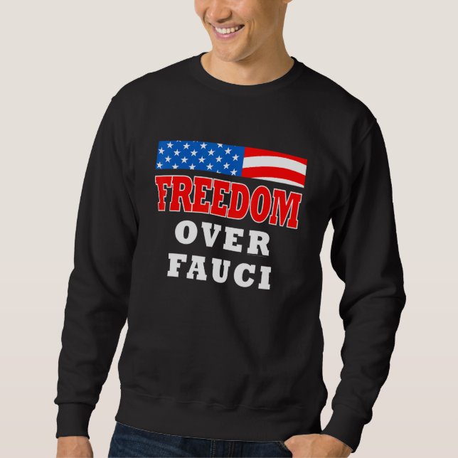 Sudadera Libertad sobre Fauci (Anverso)