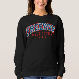 Sudadera Libertad Vintage 1776 Arco Patriótico Herencia Ame