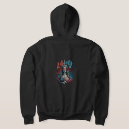 Sudadera "Libertad y justicia", Hoodie de Zip completa. Cam
