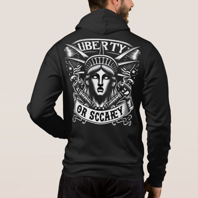 Sudadera Libertad y terror (Reverso)