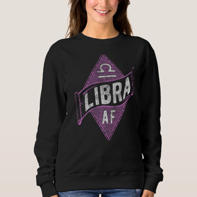 Sudadera Libra Astrología Libra Zodiac Cumpleaños 2 (Anverso)