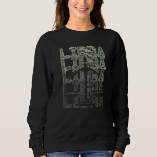 Sudadera Libra Astrología Retro 70 Rótulos Zodiac Horoscopi