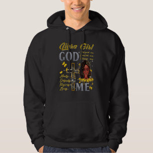 Sudadera Libra Chica Dios me bendice a mi negro Chica magia